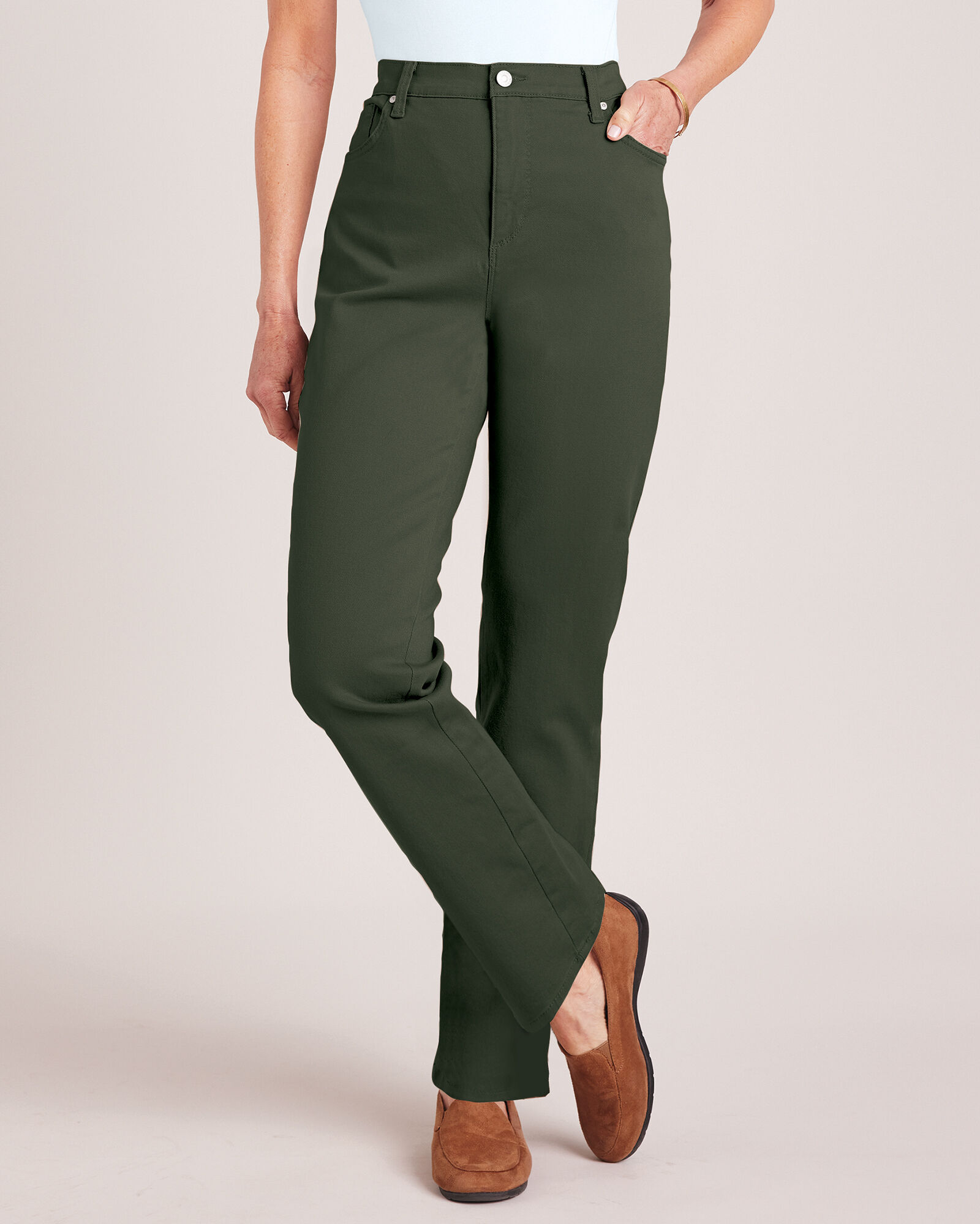 Amanda Stretch Fit Jeans by Gloria Vanderbilt Blair
