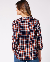 Woven Plaid Top thumbnail number 3
