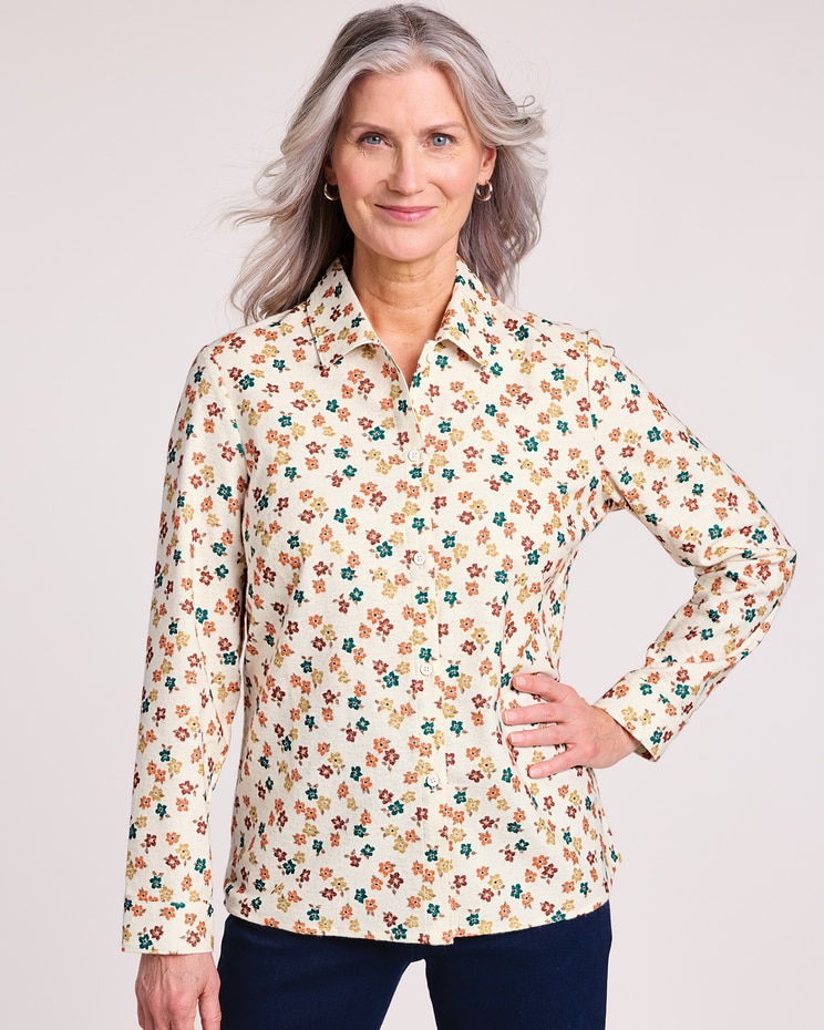 Printed Flannel Shirt image number 1