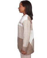 Alfred Dunner® St.Moritz Colorblock Open Front Cardigan thumbnail number 4