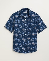Victory Cool Casual Hawaiian Print Shirt thumbnail number 1