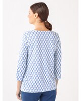 Chain-Link Geo Print Cotton Tee thumbnail number 2