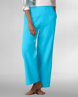 Nantucket Textured-Cotton Pants thumbnail number 1