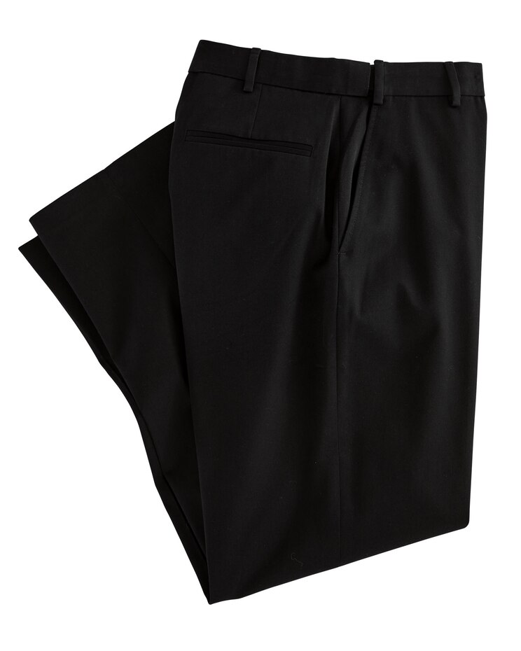 JohnBlairFlex Adjust-A-Band Relaxed-Fit Twill and Denim Pants image number 1