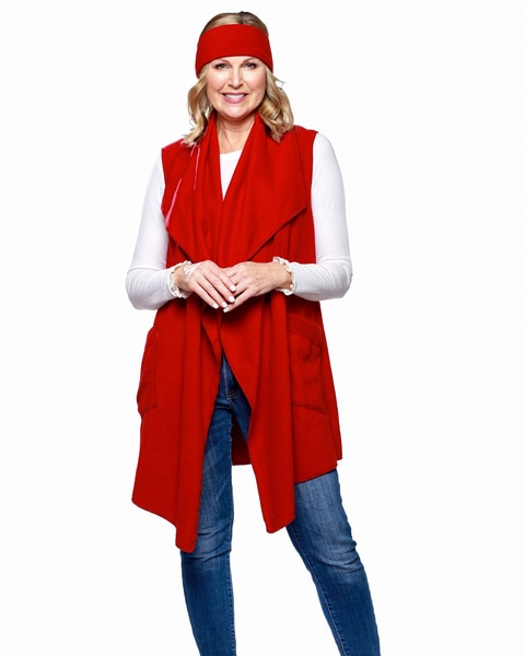 Fleece Vest and Headband Set
