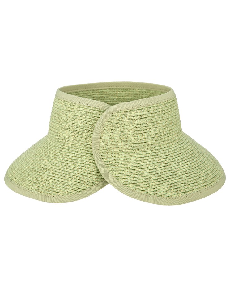 The Shimmer Mini Roll Up Visor- Ultrabraid Mini Roll Up Visor Hat image number 5