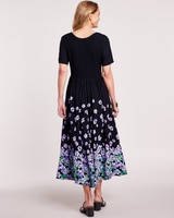 Border Print Challis Dress thumbnail number 3