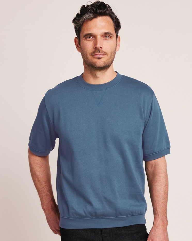 John Blair Supreme Fleece Short-Sleeve Sweatshirt image number 1