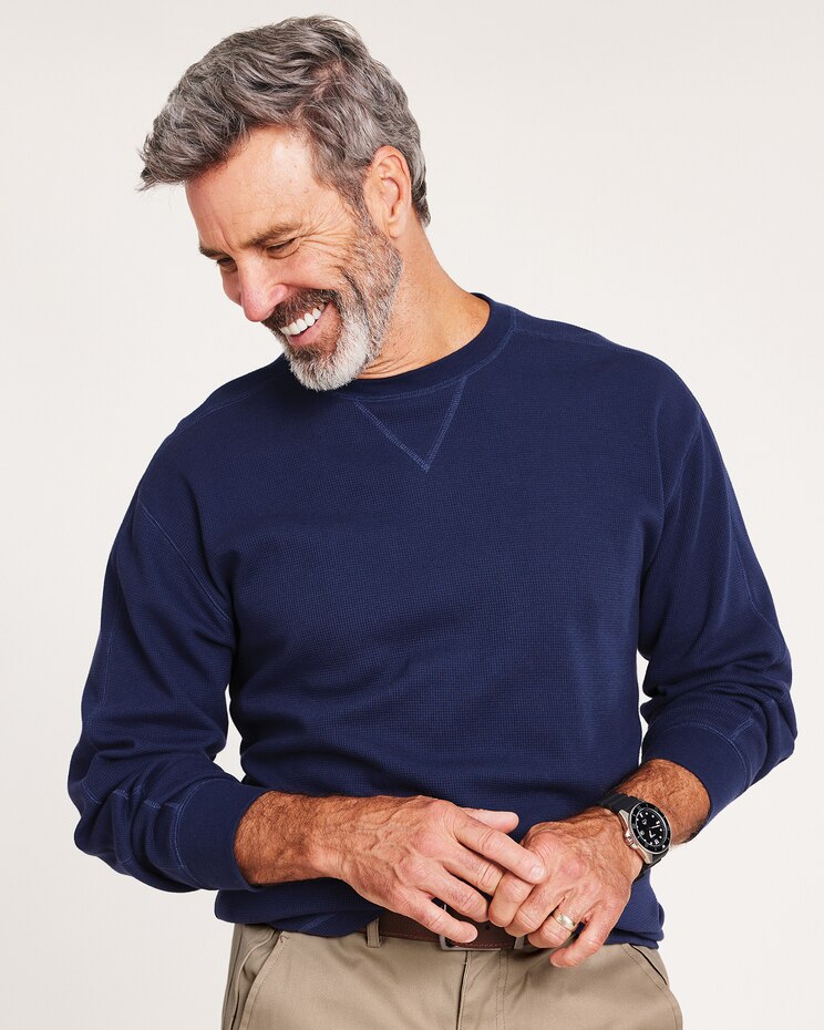 John Blair Waffle-Knit Crewneck image number 1