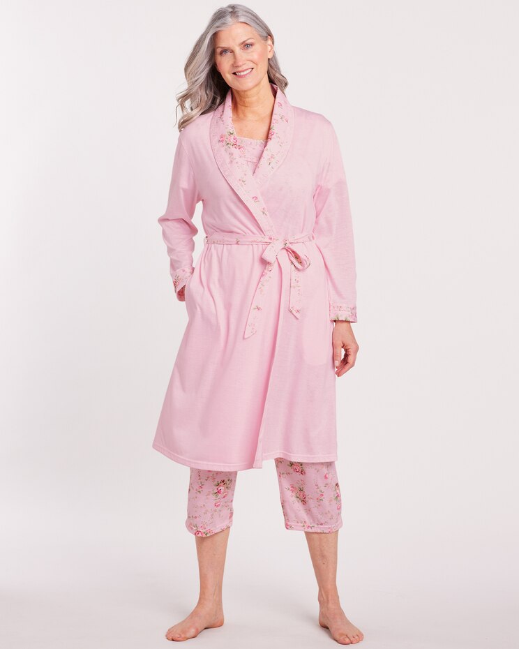 Floral Roses Robe image number 2