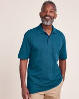 John Blair Short-Sleeve Piqué Knit Polo thumbnail number 1