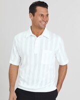 John Blair Short-Sleeve Tone-on-Tone Polo thumbnail number 1