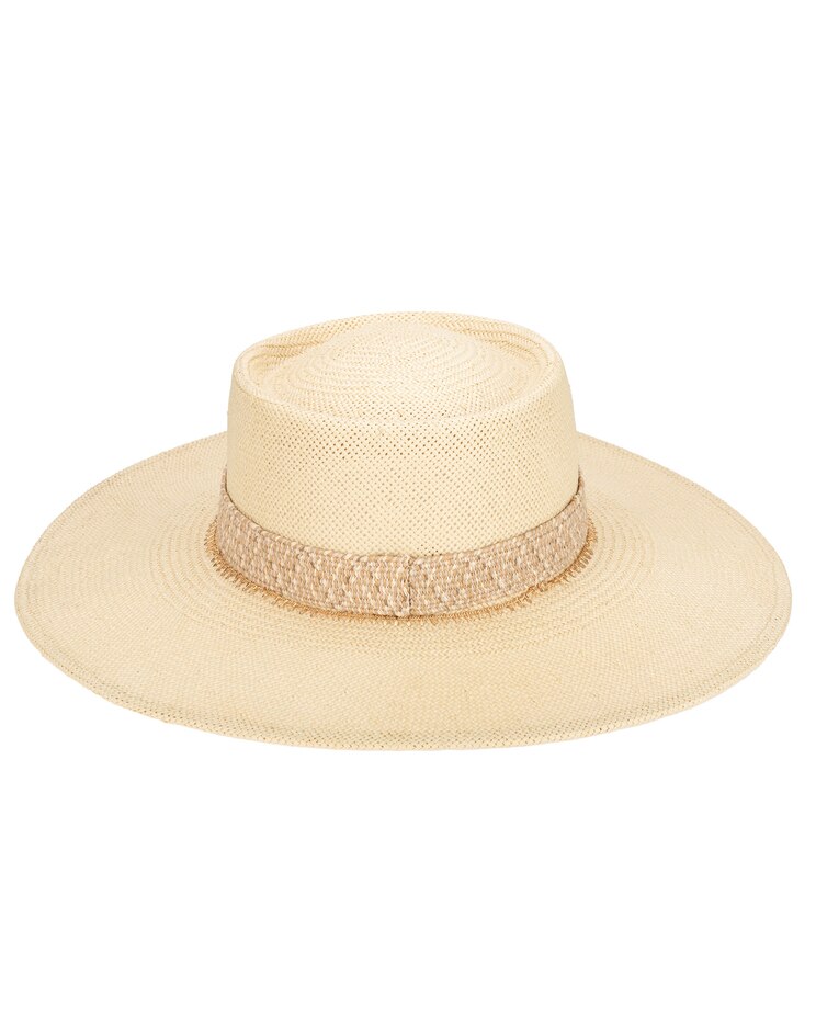 Portside - Womens Paper Weave Gambler Hat image number 4