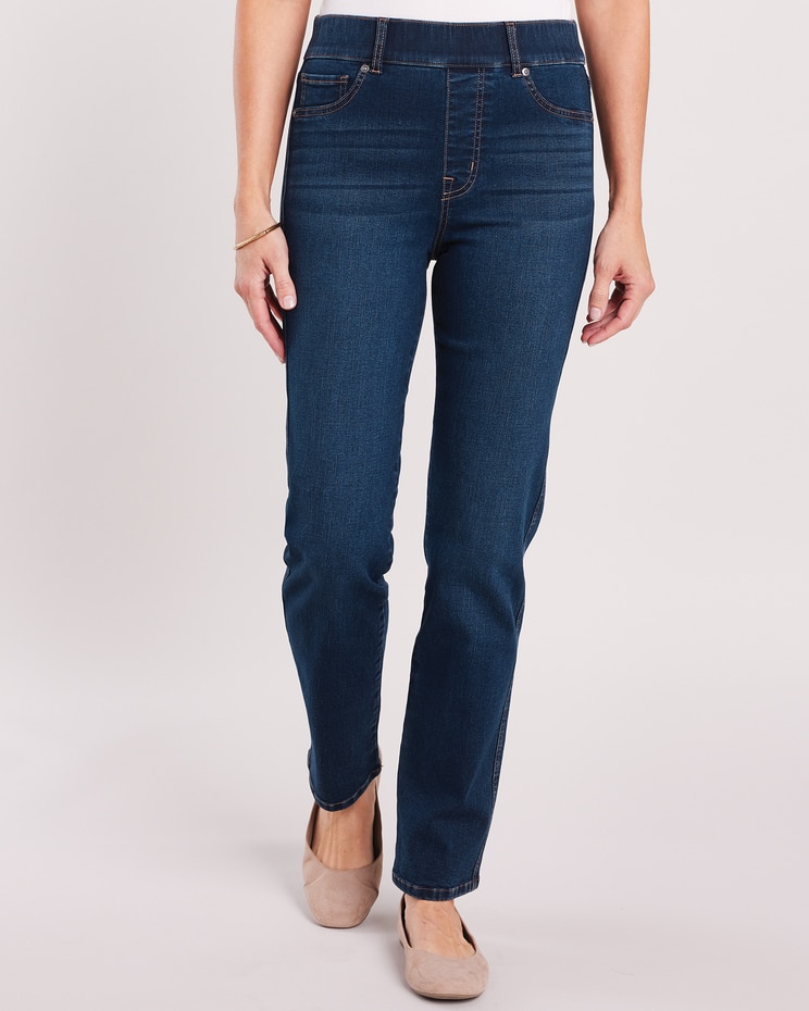 Shape Effect Straight Leg Jeans by Gloria Vanderbilt® image number 1