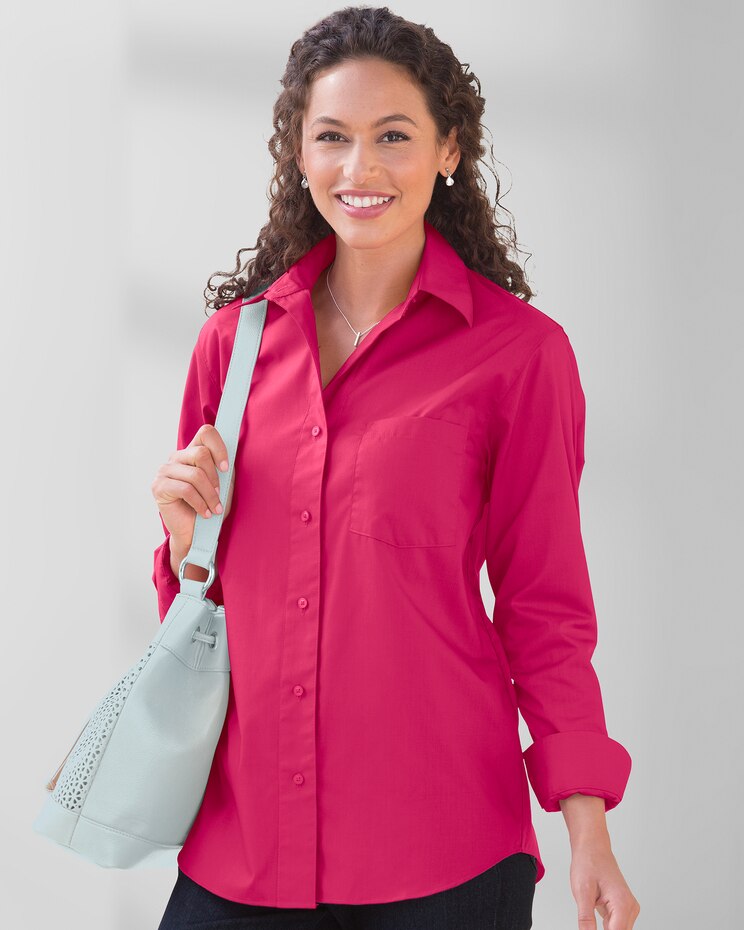 Foxcroft Classic-Fit Solid Shirt image number 1