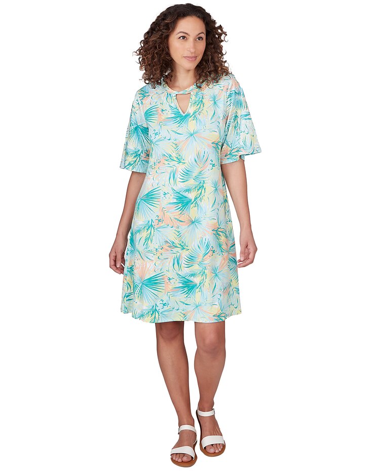 Ruby Rd® Must Haves Dress Tropical Puff image number 1