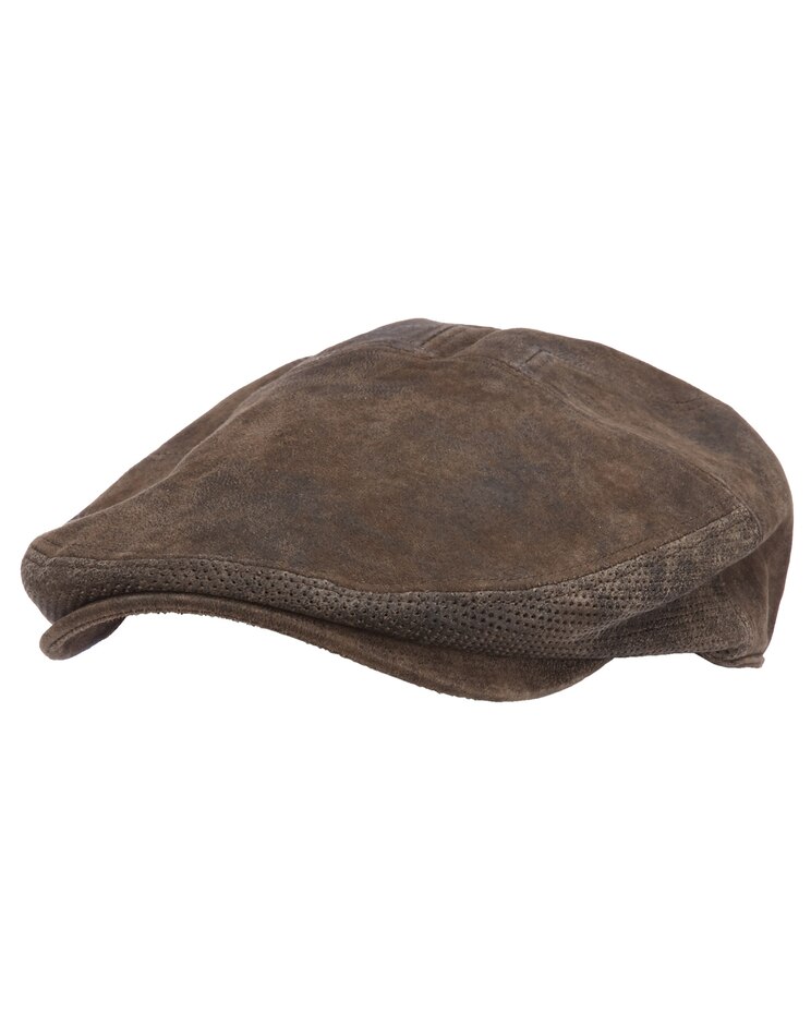 Scala Weathered Leather Hat image number 1