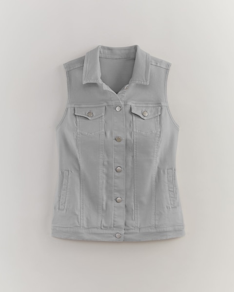 DenimEase™ Stretch Denim Vest