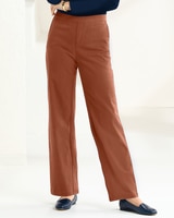 Tencel/Cotton ComfortFlex Straight-Leg Pants thumbnail number 1