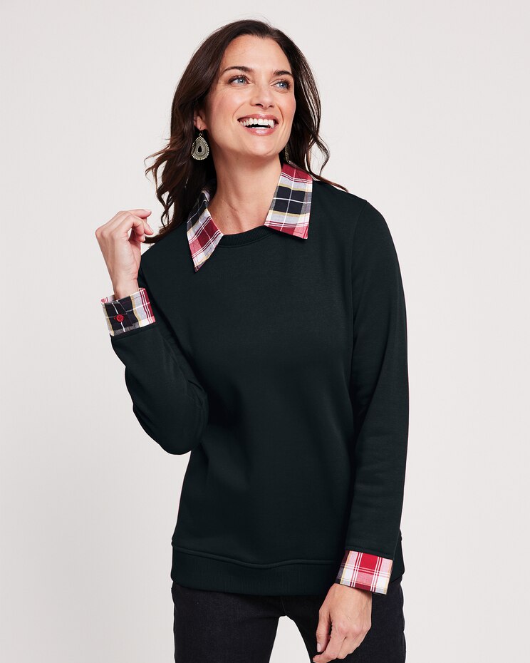 Layered Look Sweatshirt image number 1