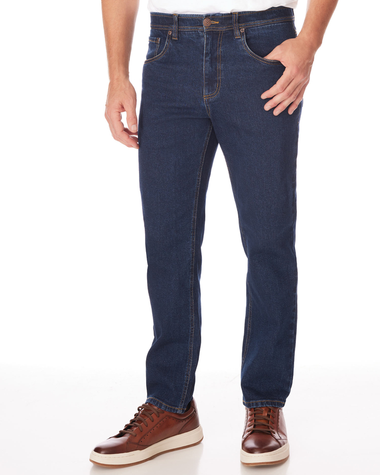 Scandia Woods Slim-Fit Hidden Elastic-Waist Flex Jeans image number 1