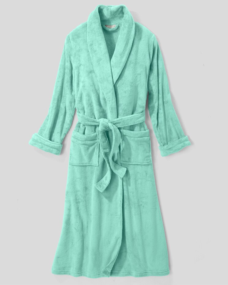 Fleece Wrap Robe image number 4