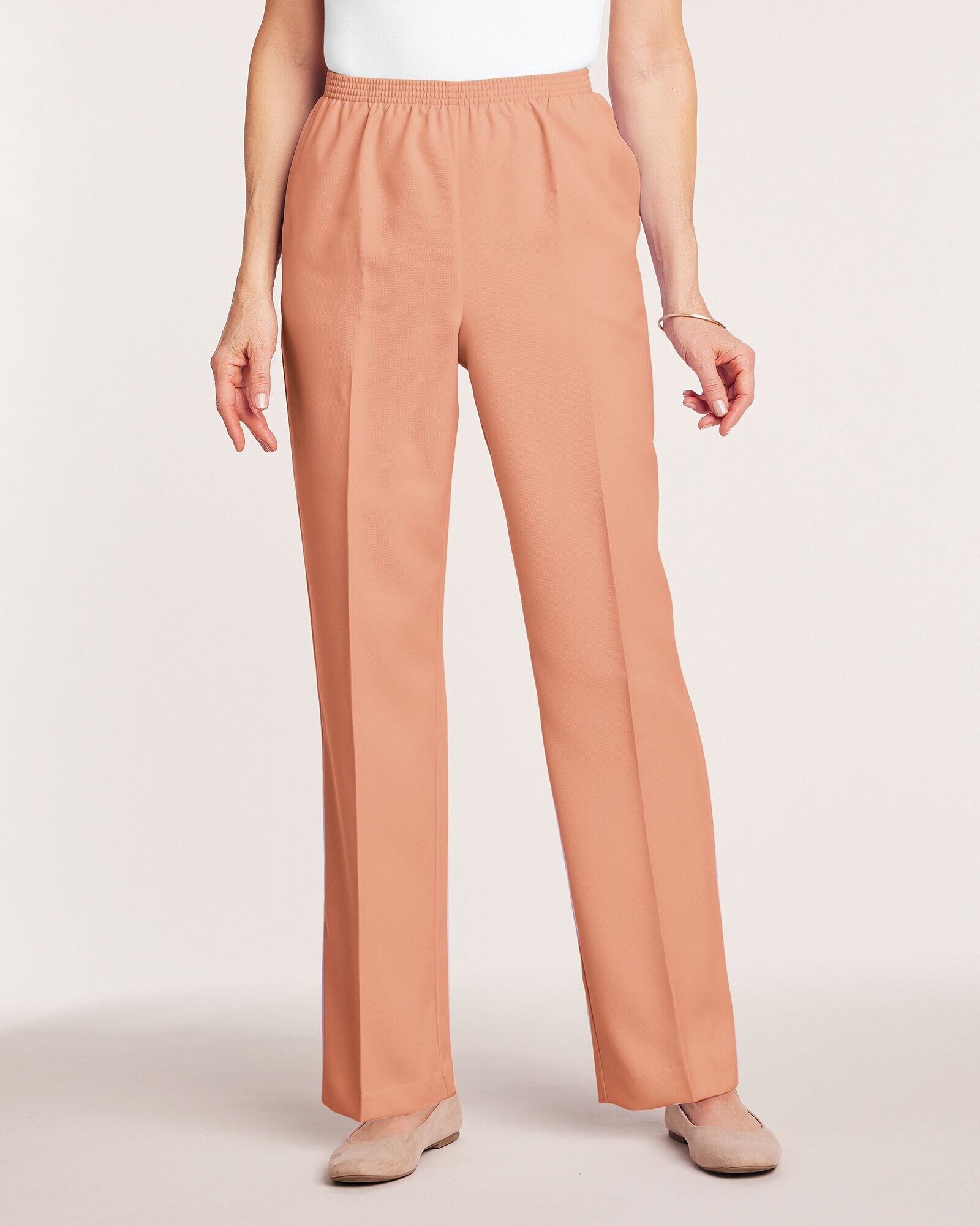 Alfred Dunner Classic Pull On Pants Blair