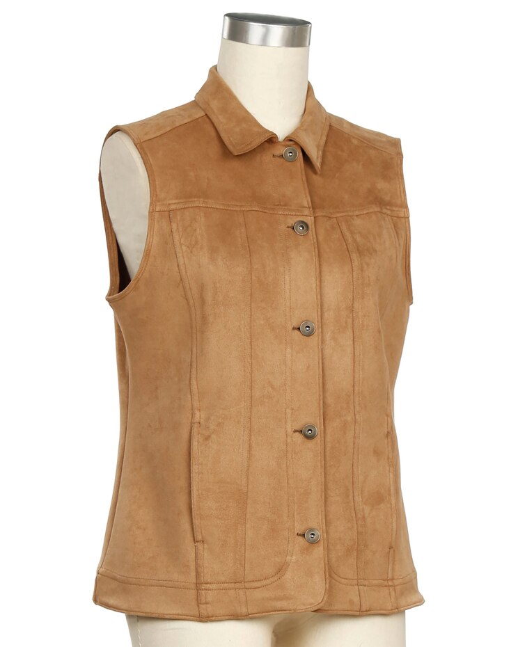 N Touch Vista Ridge Scuba Suede Vest image number 1