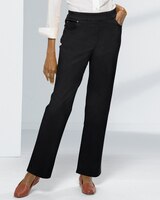 DreamFlex Color Pull-On Relaxed Straight Leg Jeans thumbnail number 1
