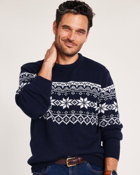 John Blair® Fairisle Sweater