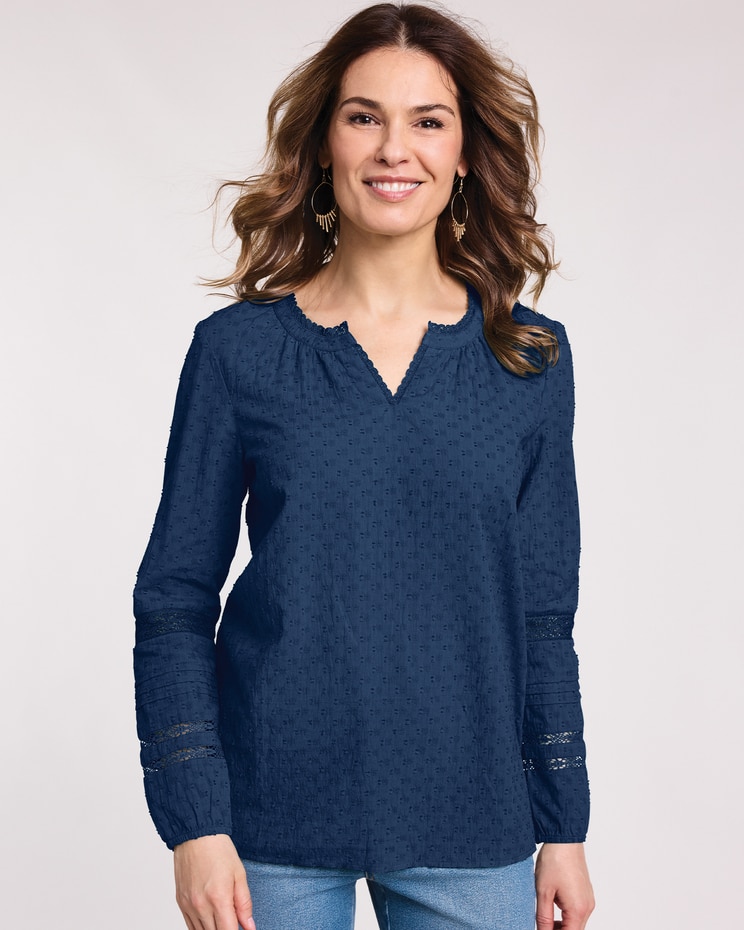 Clip Dot Peasant Top image number 1