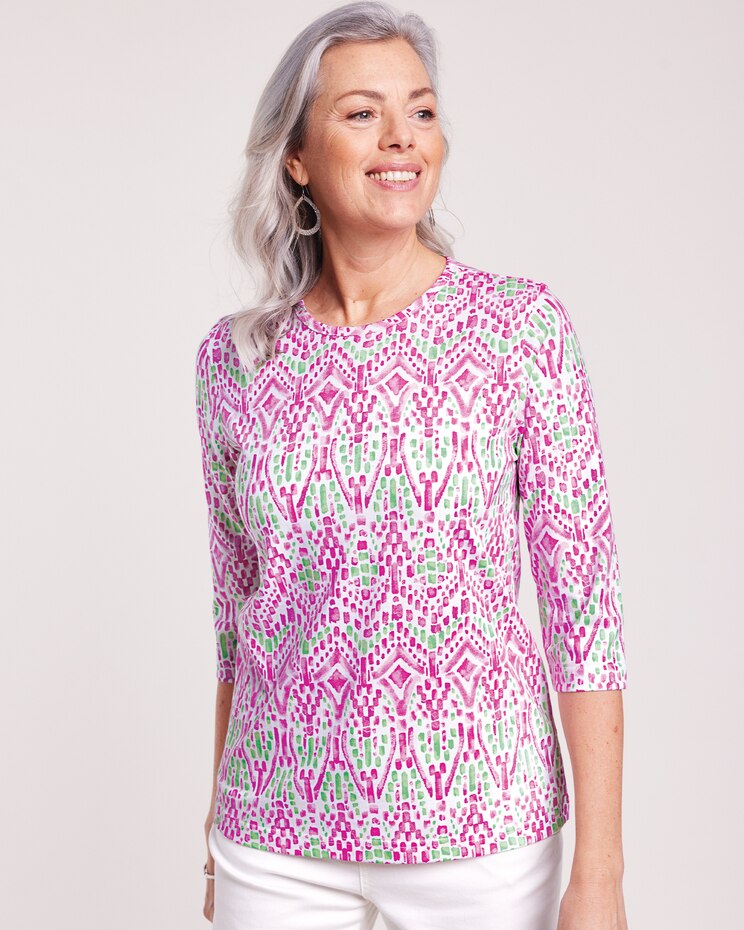 Three-Quarter Sleeve Anytime Tee image number 1