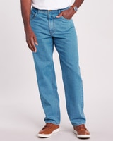 John Blair® Classics Relaxed-Fit Full-Elastic Jeans thumbnail number 1