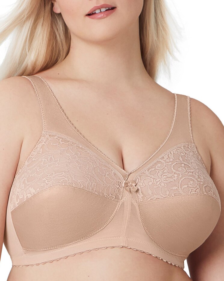 Glamorise Full Figure Plus Size MagicLift Original Support Bra Wirefree image number 1