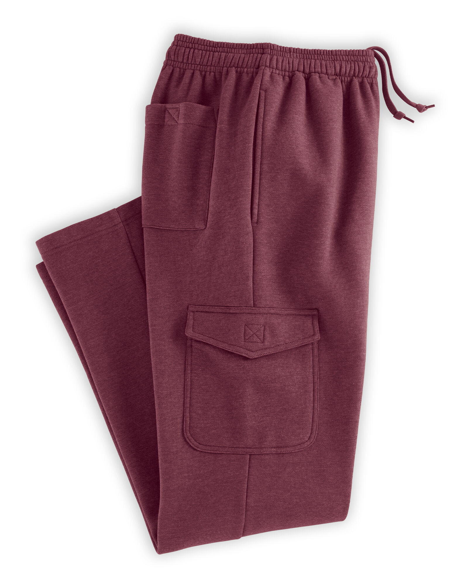 John Blair Supreme Fleece Cargo Sweatpants Blair