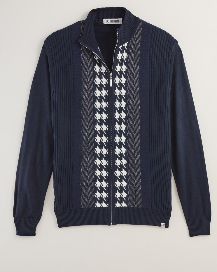 Stacy Adams Full-Zip Sweater image number 1