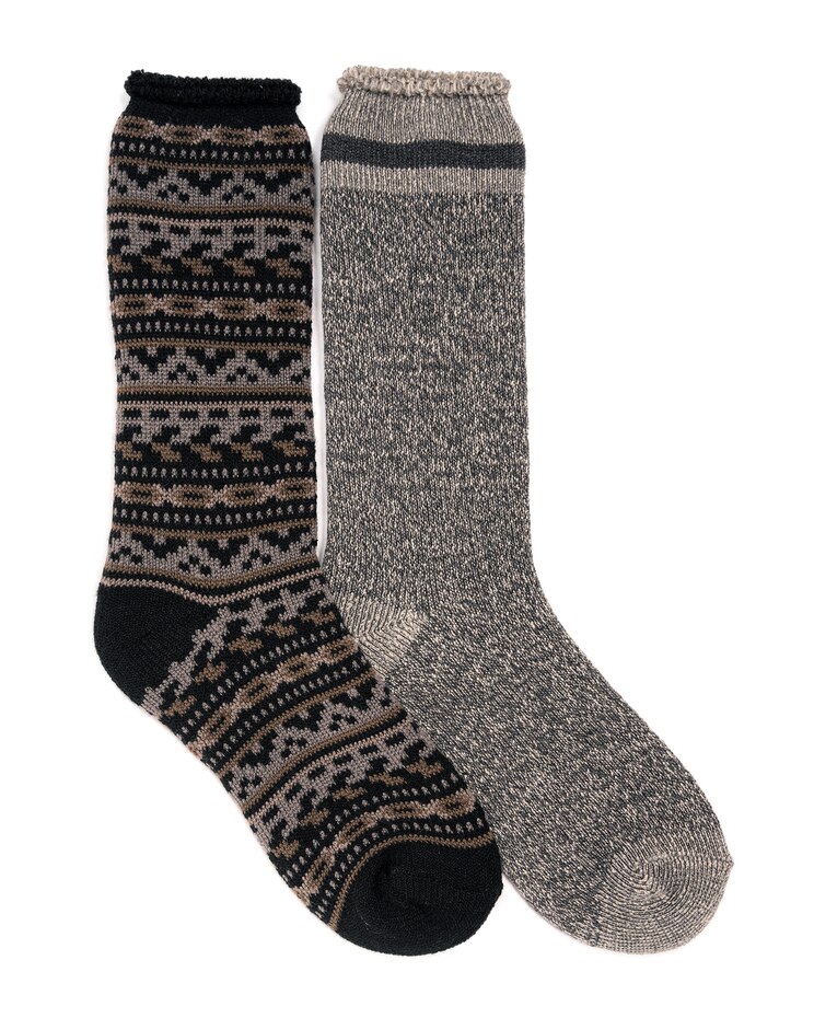 MUK LUKS® 2Pk Heat Retainer Socks image number 1