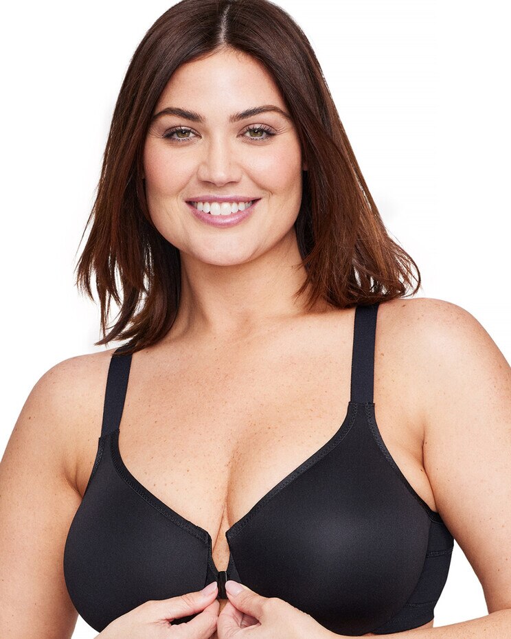 Glamorise Full Figure Plus Size WonderWire Front-Closure Posture