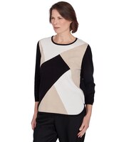 Alfred Dunner® Classics Colorblock Beaded Top thumbnail number 4