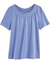 Smocked Knit Top thumbnail number 1