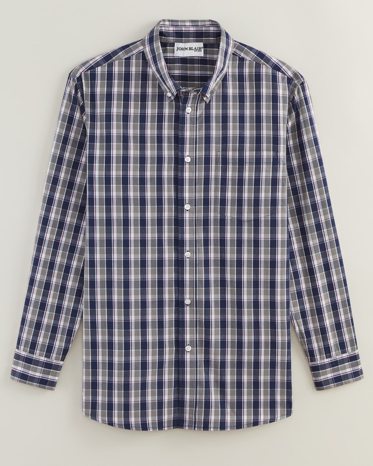 John Blair® Wrinkle-Resistant Shirt image number 1