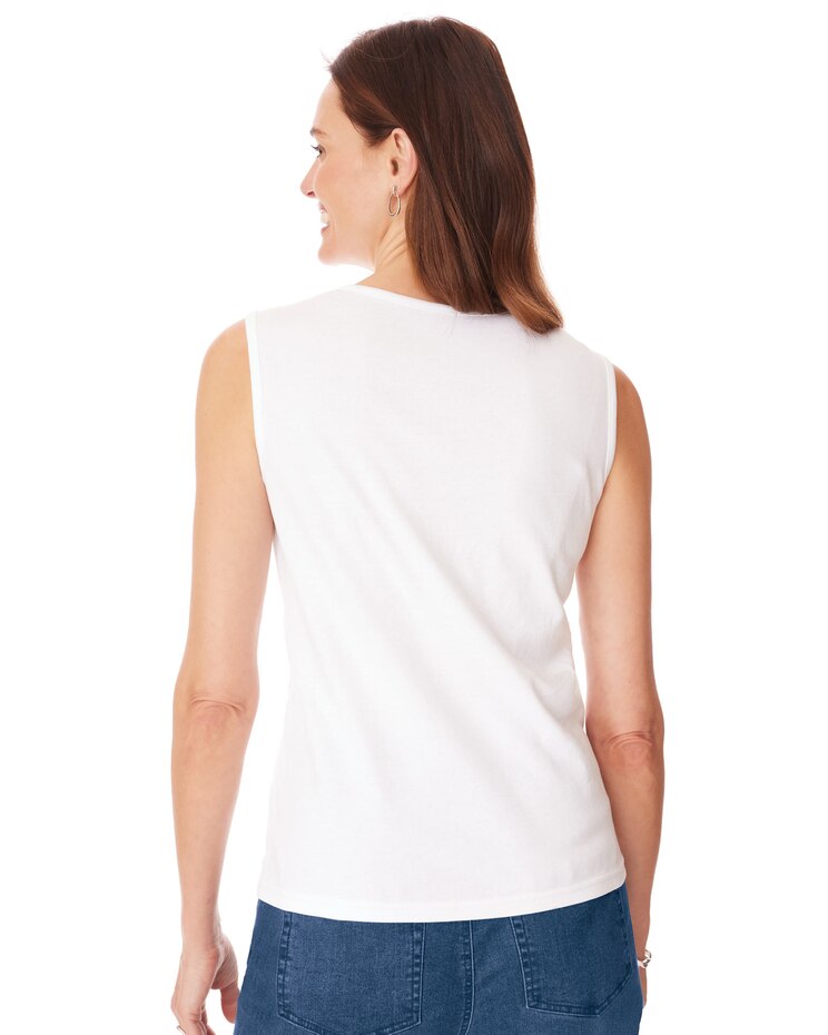 Eyelet Embroidered Twinset image number 3