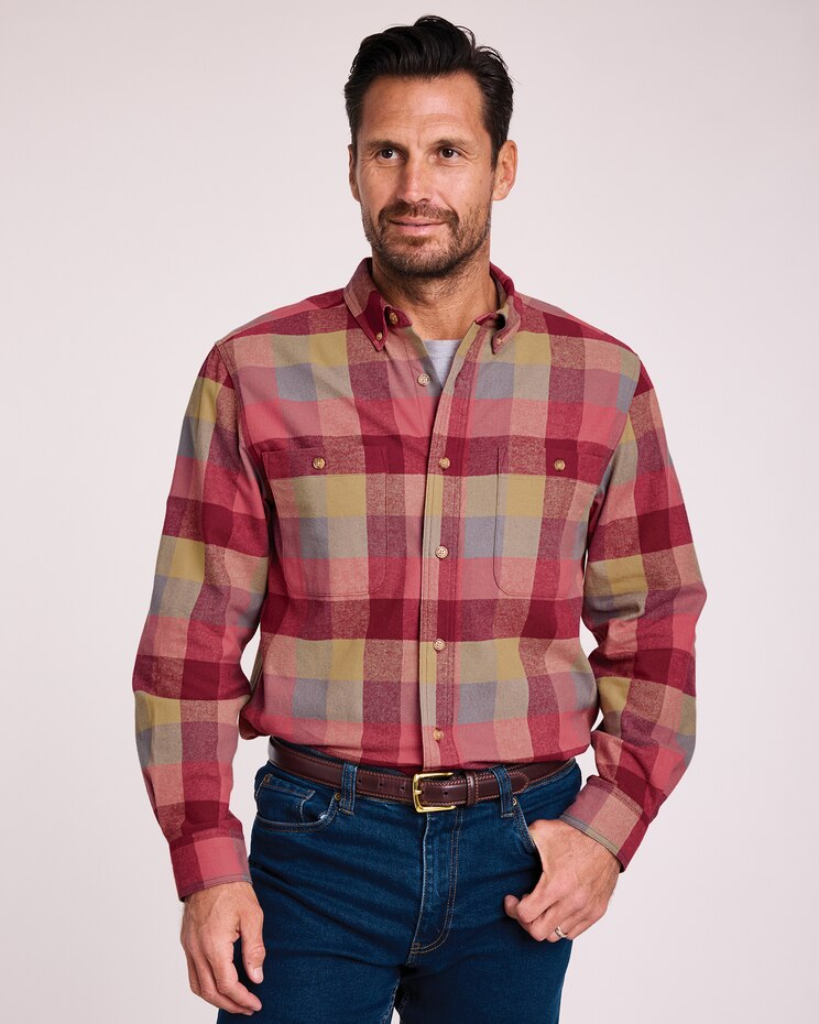 John Blair Cotton Chamois Shirt image number 1