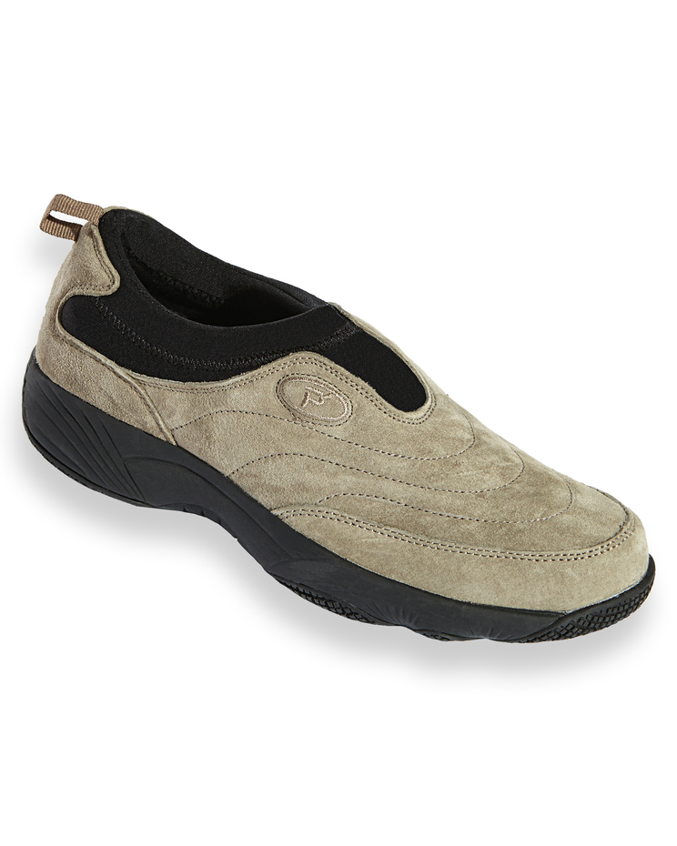 Propet® Wash & Wear Leather and Suede Slip-Ons image number 1