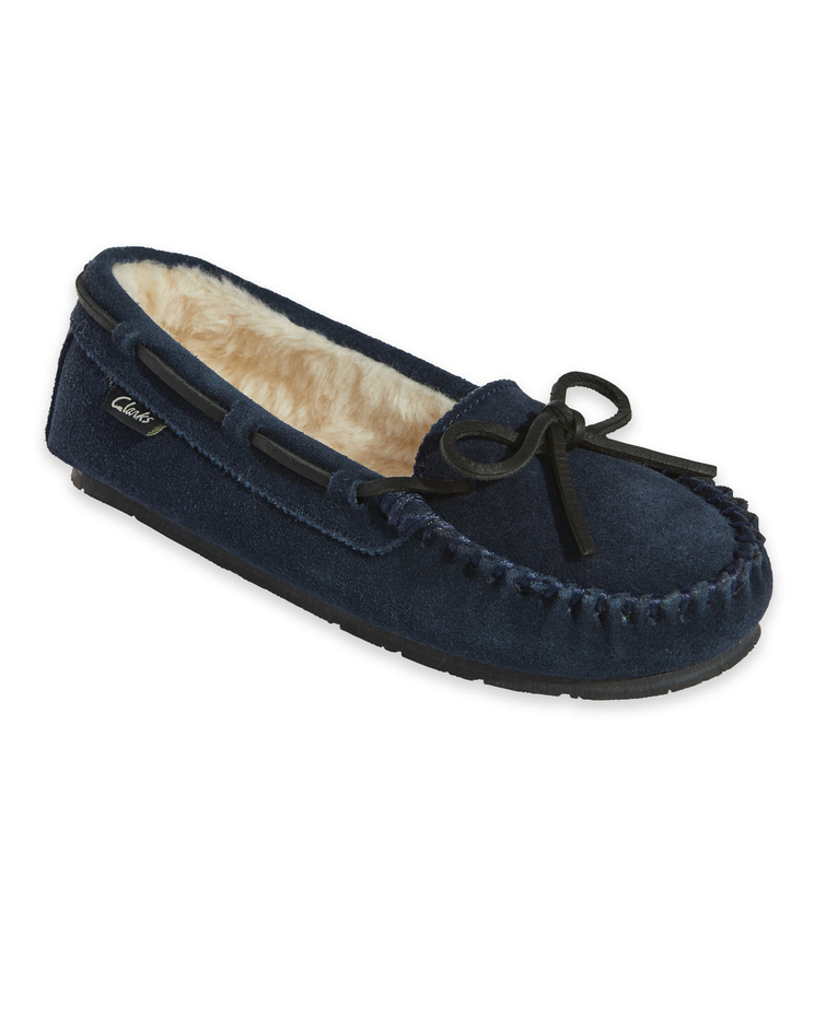 Clarks® Moccasin Slippers image number 1