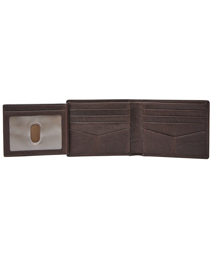 Fossil Men's Neel Flip ID Bifold Leather Wallet image number 3