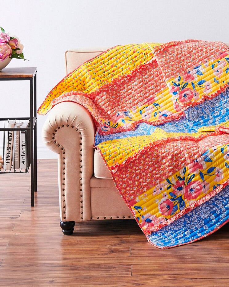 Greenland Home Fashions Skylar Throw Blanket image number 1