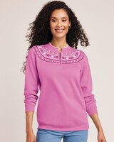 Printed Yoke Sweatshirt thumbnail number 1