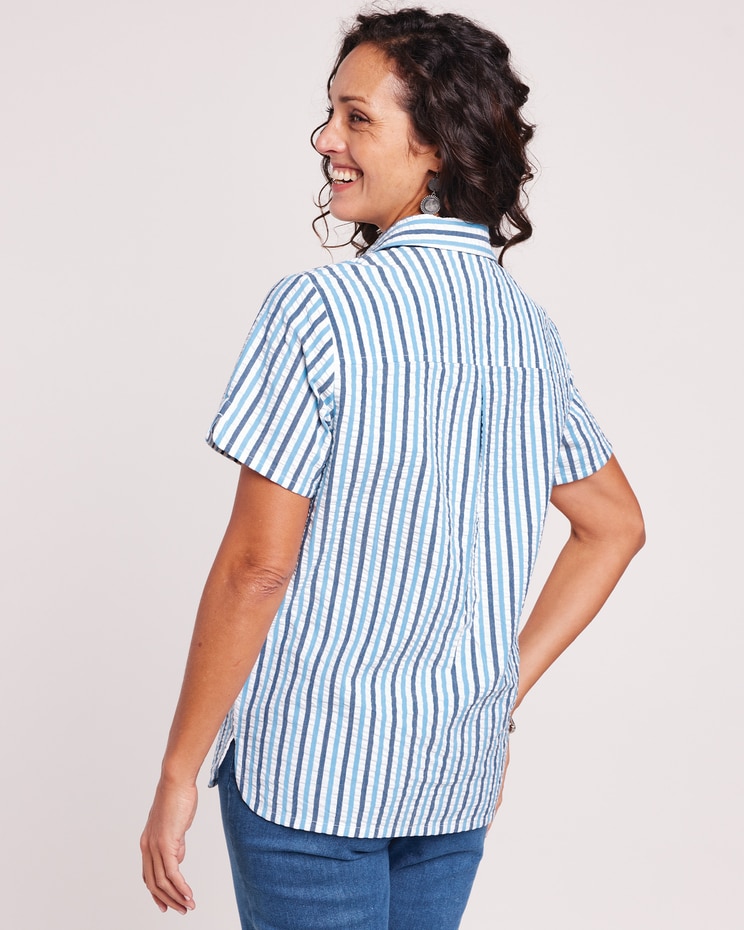Seersucker Camp Shirt image number 3