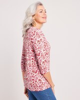 Essential Knit Layered Look Top thumbnail number 3